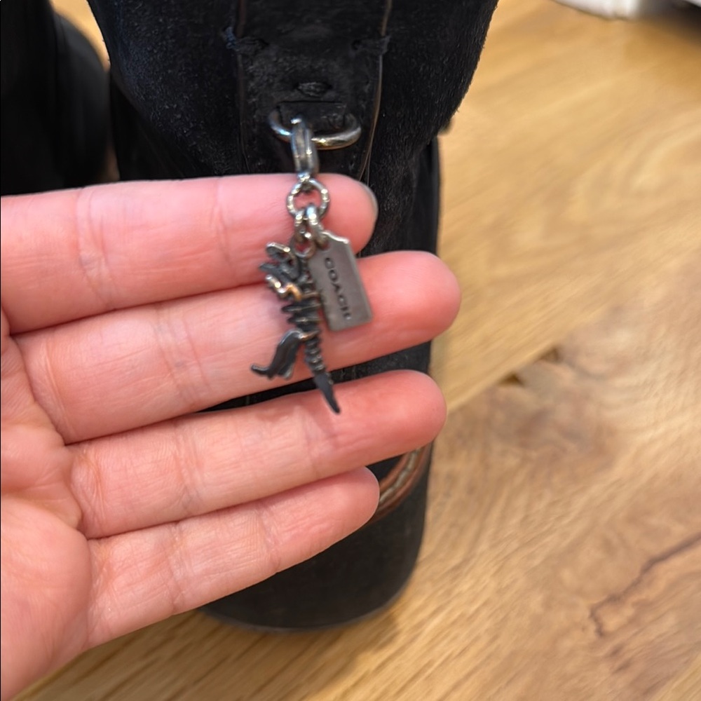 Coach Black Shearling Boots - City Hiker Boot - Picture 5 of 7